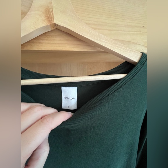 Rich Forrest Green Dress ~ KowTow ~ Size S - Picture 5 of 9